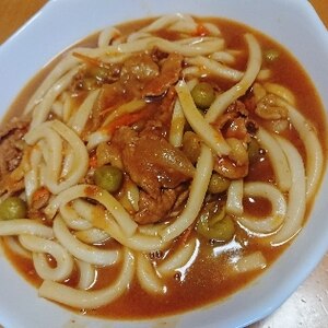 麺つゆで簡単♪カレーうどん